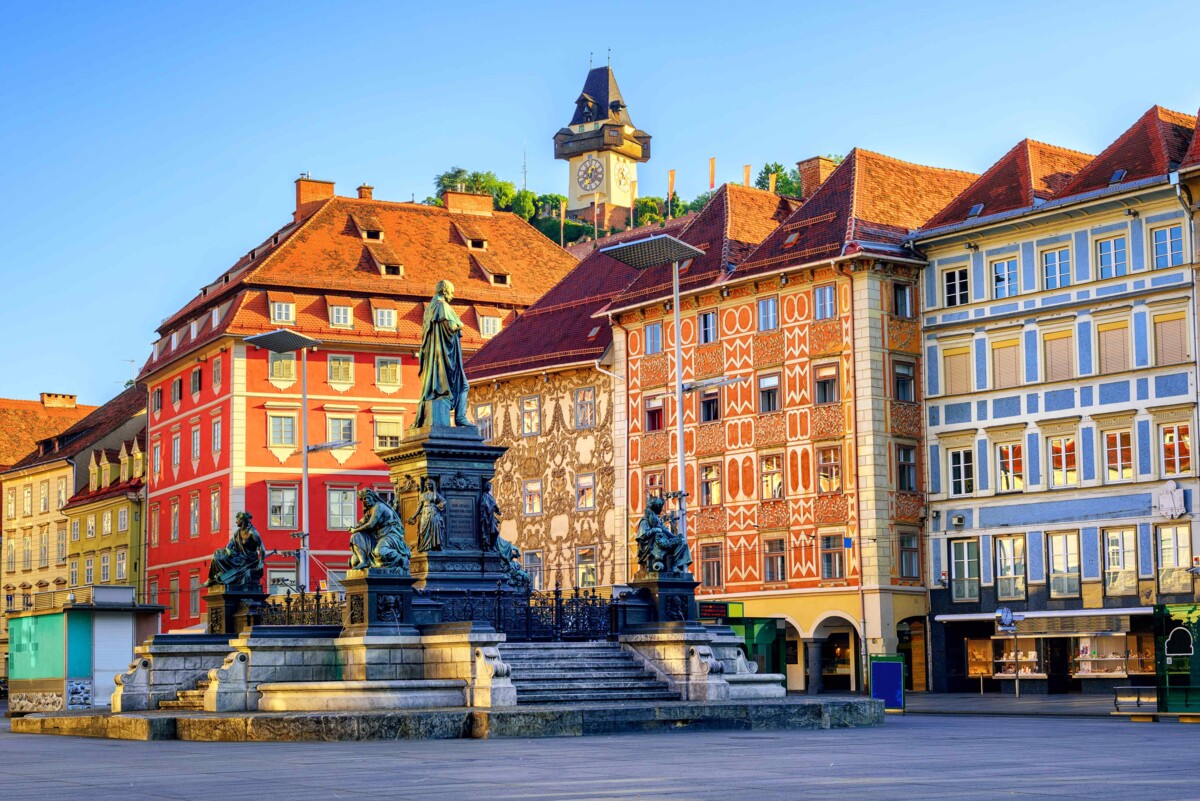 Dorfplatz in Graz